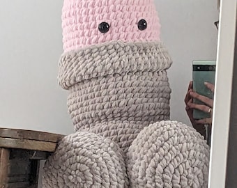 Pattern: Cuddle Me Peekaboo Willy - PDF Large Crochet Pattern