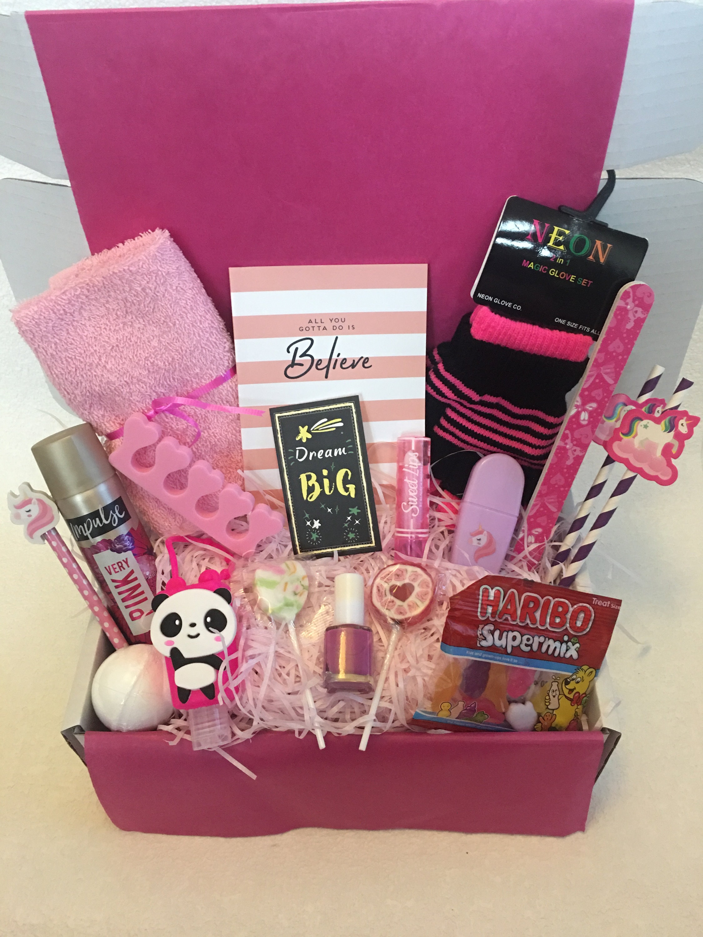 Ultimate Treat Box for Girls, Sleepover Gifts, Pamper Hamper, Girls  Birthday Gift Ideas, Party Favours, Big Sister Gift, Birthday Hamper 