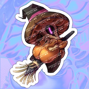 Förtrollad utspridande klistermärke