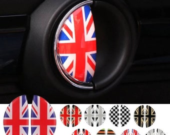 Schlüsselanhänger Wings für MINI Cooper Clubman Countryman Unionflag red//blue