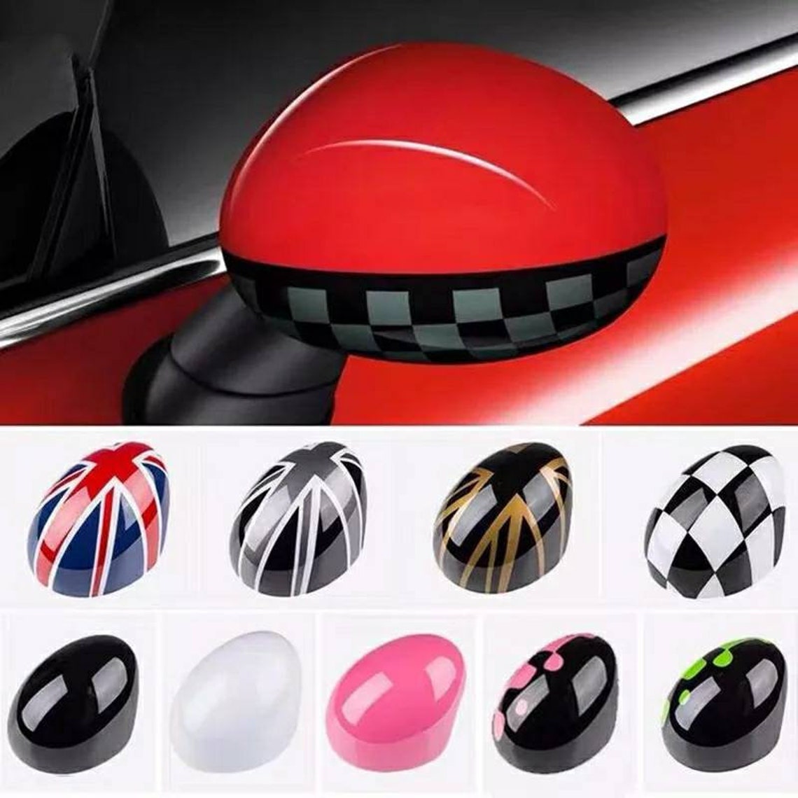 2pcs Mirror Covers For Mini Cooper 20142018 Set Mirror Caps Etsy