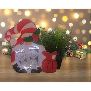Plantilla de caja de Navidad SVG, plantilla de caja de Navidad, caja de dulces de Navidad, santa svg, proyectos de cricut de Navidad, descarga digital, archivos cortados de Navidad