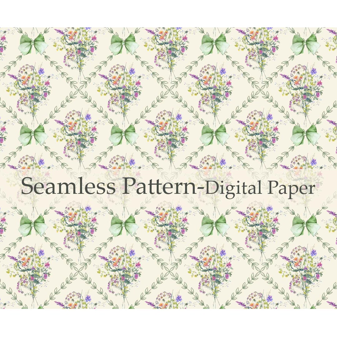 Seamless Pattern ,vintage Digital Paper ,vintage Wallpaper ,unique ...
