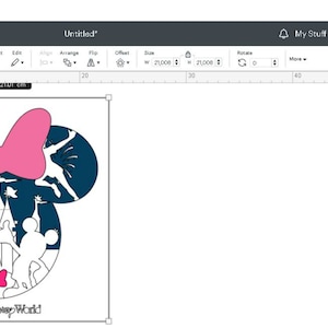 SVG 3D en capas de Disneyland, SVG 3D en capas, plantilla de caja de sombra SVG, caja de sombra SVG, Cricut, productos digitales, archivo SVG en capas, proyectos de corte de papel imagen 4