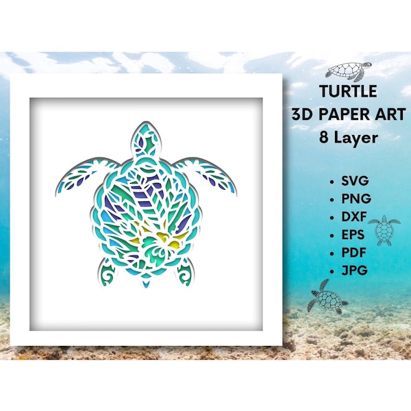 Turtle 3d layered svg,turtle paper art,turtle paper cut,svg,turtle craft,stylized turtle svg,turtle shadow box,digital file,cricut file Turtle 3d layered svg,turtle paper art,turtle paper cut,svg,turtle craft,stylized turtle svg,turtle shadow box,digital file,cricut file
