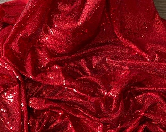 1M Wine Red Color Pearl Beaded Tulle Fabric 60 Wide - Etsy