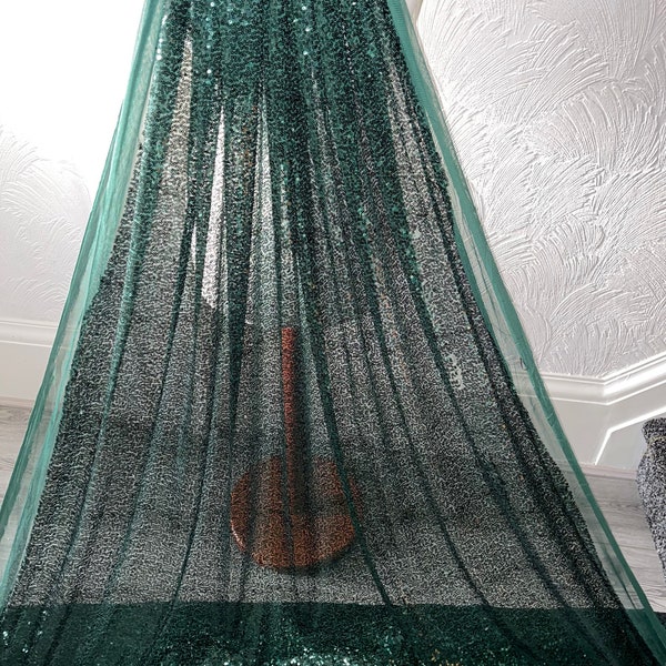 Green Lace Fabric - Etsy UK