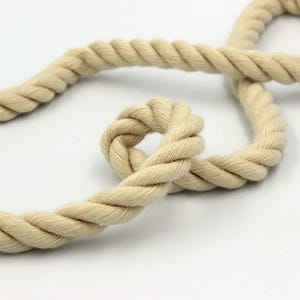 Cotton Chunky Twisted Cord x 1m - 9869