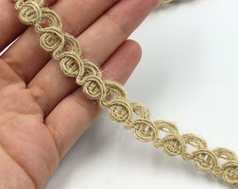 Decorative Jute Braid NATURAL 13mm 5338