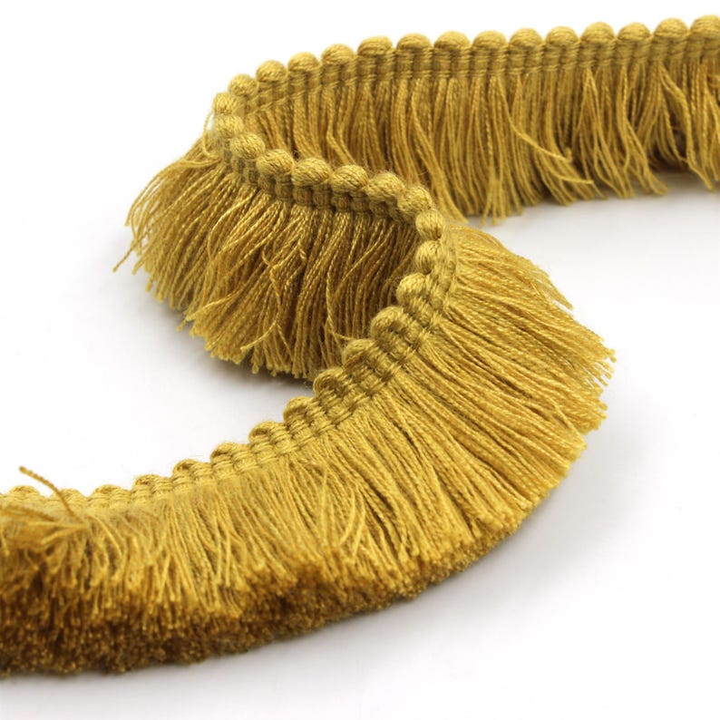 Viscose Brush Fringe 30mm x 1m - 6517
