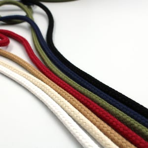 Cordón trenzado de algodón de 6 mm x 1 m - 5569