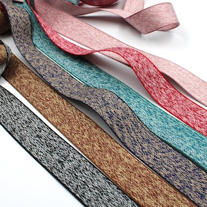 Strukturmuster Flachband - 24 mm - Meterware - 5389