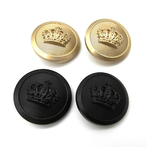 Metal Dome Crown Button - 5345