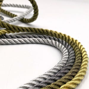 Metallic Soft Twisted Cord - 7mm - by the metre - 6361