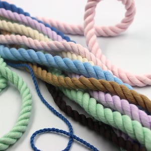 Grof gedraaid katoenen koord x 1 m - 9869