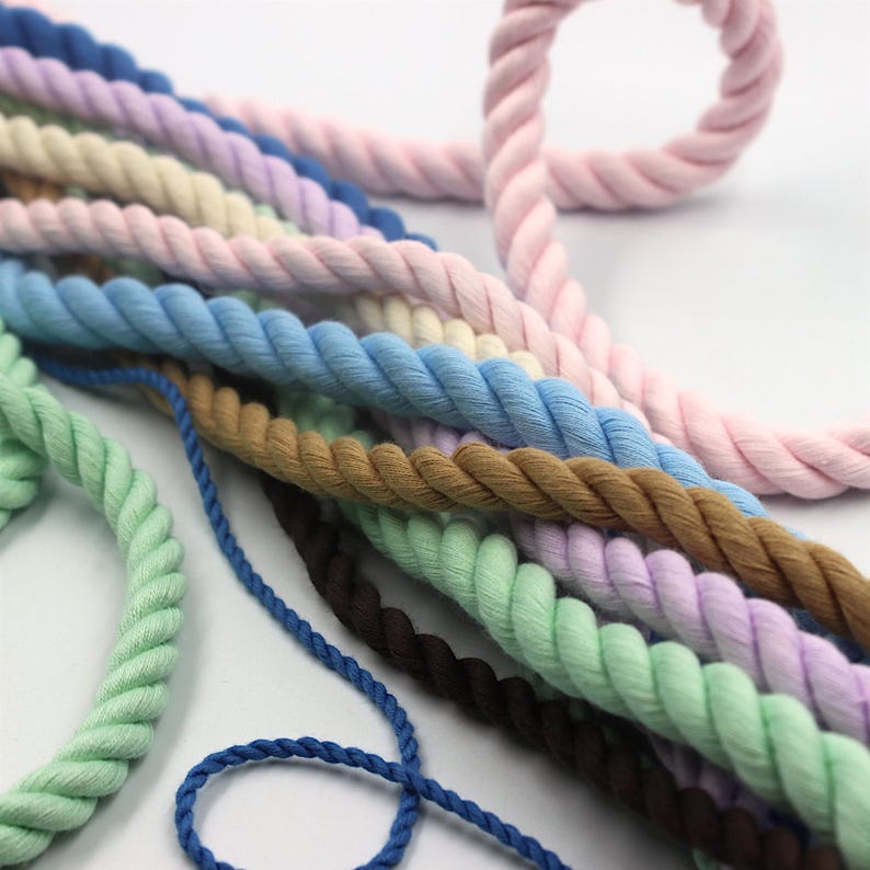 Cotton Chunky Twisted Cord x 1m - 9869