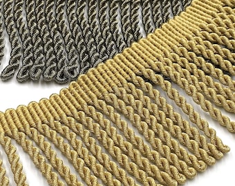 Metallic Bullion Fringe - by the metre - 8329