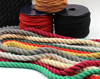 2mm to 12mm Soft Braided Cotton Rope Cord Multi Craft Bondage Use Beige  Natural