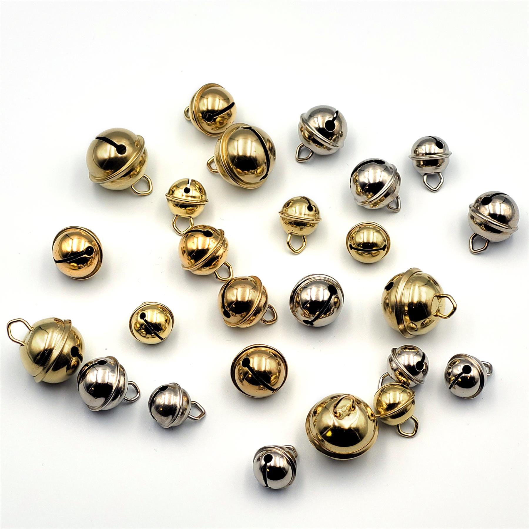 Round Metal Jingle Bells X 100 7053-100 - Etsy
