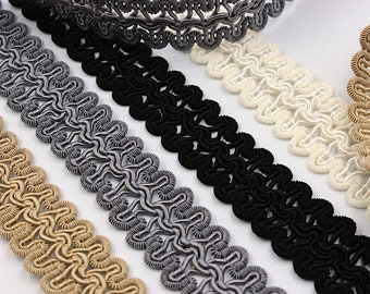 Edged Gimp Braid 20mm Scallop 5002