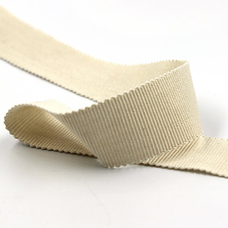 Cotton Petersham Ribbon x 1m - 5436