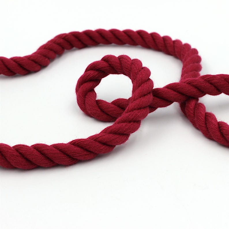 Cotton Chunky Twisted Cord x 1m - 9869