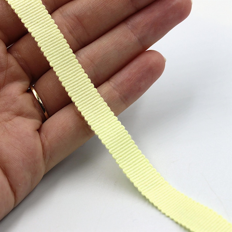 Cotton Petersham Ribbon x 1m - 5436