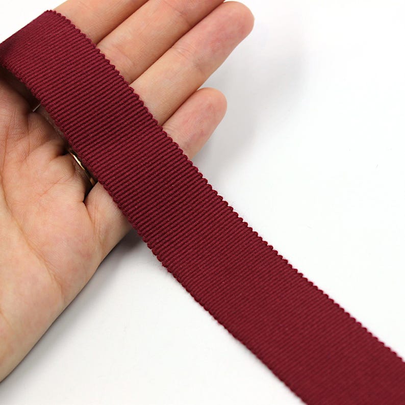 Cotton Petersham Ribbon x 1m - 5436