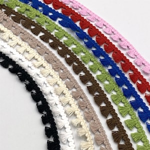 Cotton Tassel Fringe Braid 10mm x1m - 6341