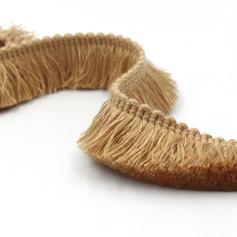 Viscose Brush Fringe 30mm x 1m - 6517