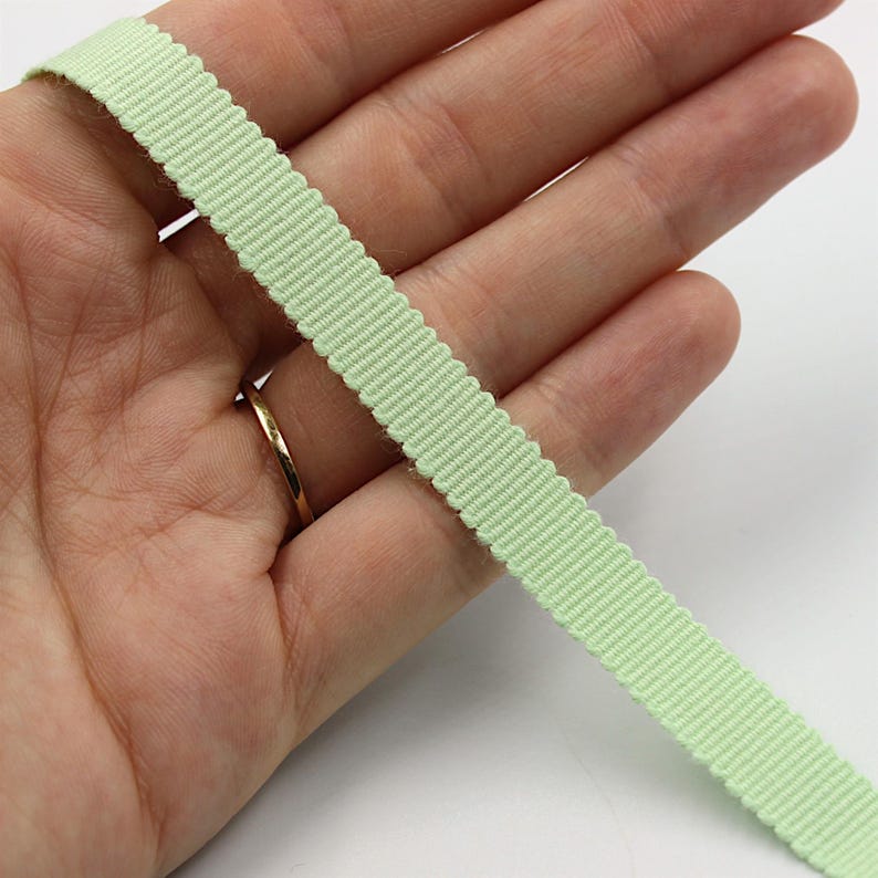 Cotton Petersham Ribbon x 1m - 5436