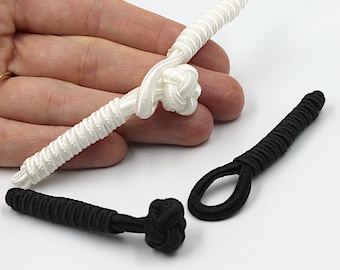 Twist Braid Knotenknopf Frosch-Verschluss 11 cm - 5354