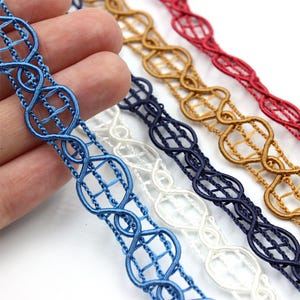 Openwork Looping Gimp Braid - 16mm - by the metre - 8714