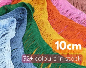 Chainette Cut Fringe Acetate - 10cm - by the metre - 9540-10cm