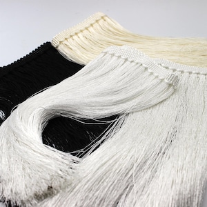 Silky Scarf Fringe 25cm 7871