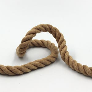 Cotton Chunky Twisted Cord x 1m - 9869