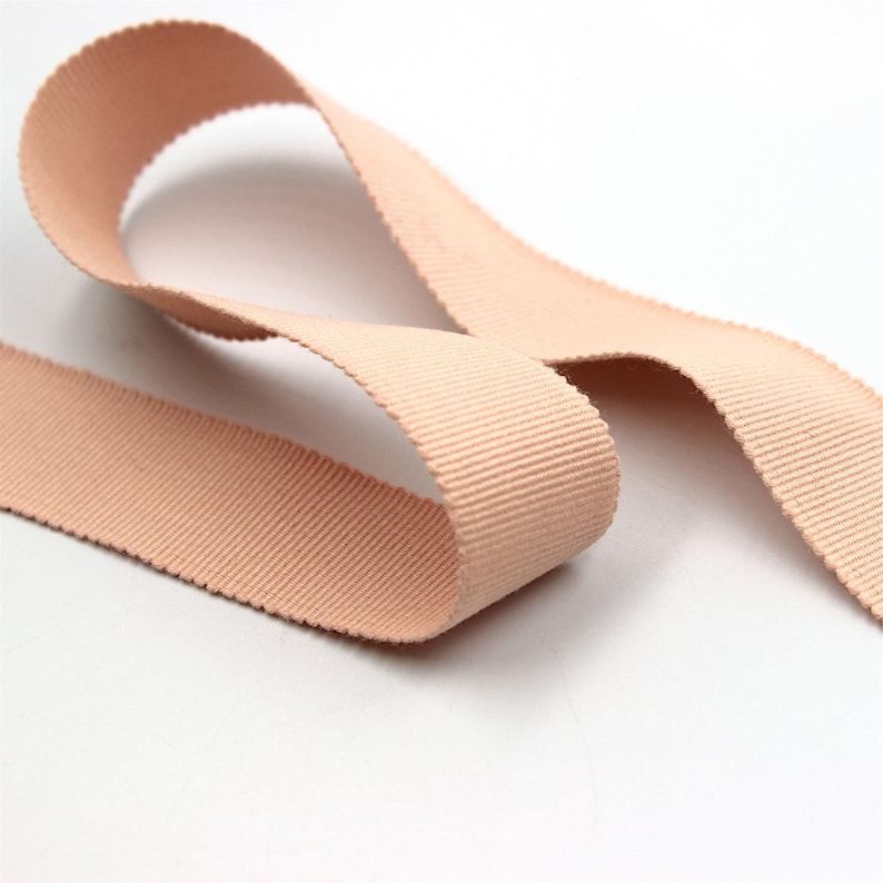 Cotton Petersham Ribbon x 1m - 5436