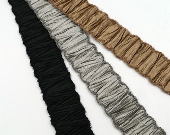Creased Satin Trim 25mm 6549