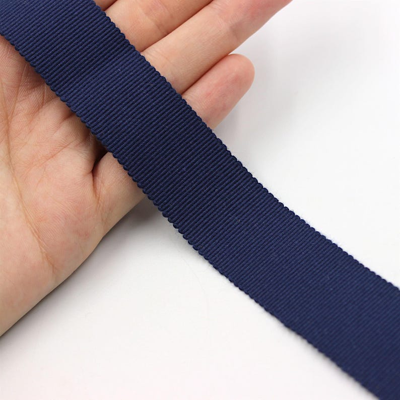 Cotton Petersham Ribbon x 1m - 5436
