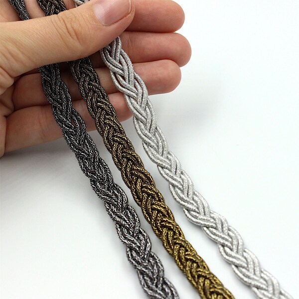 Metallic Plaited Braid 9mm 7488