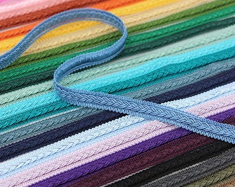 Gimp Braid with Plaited Centre - 12mm - by the metre - 9844