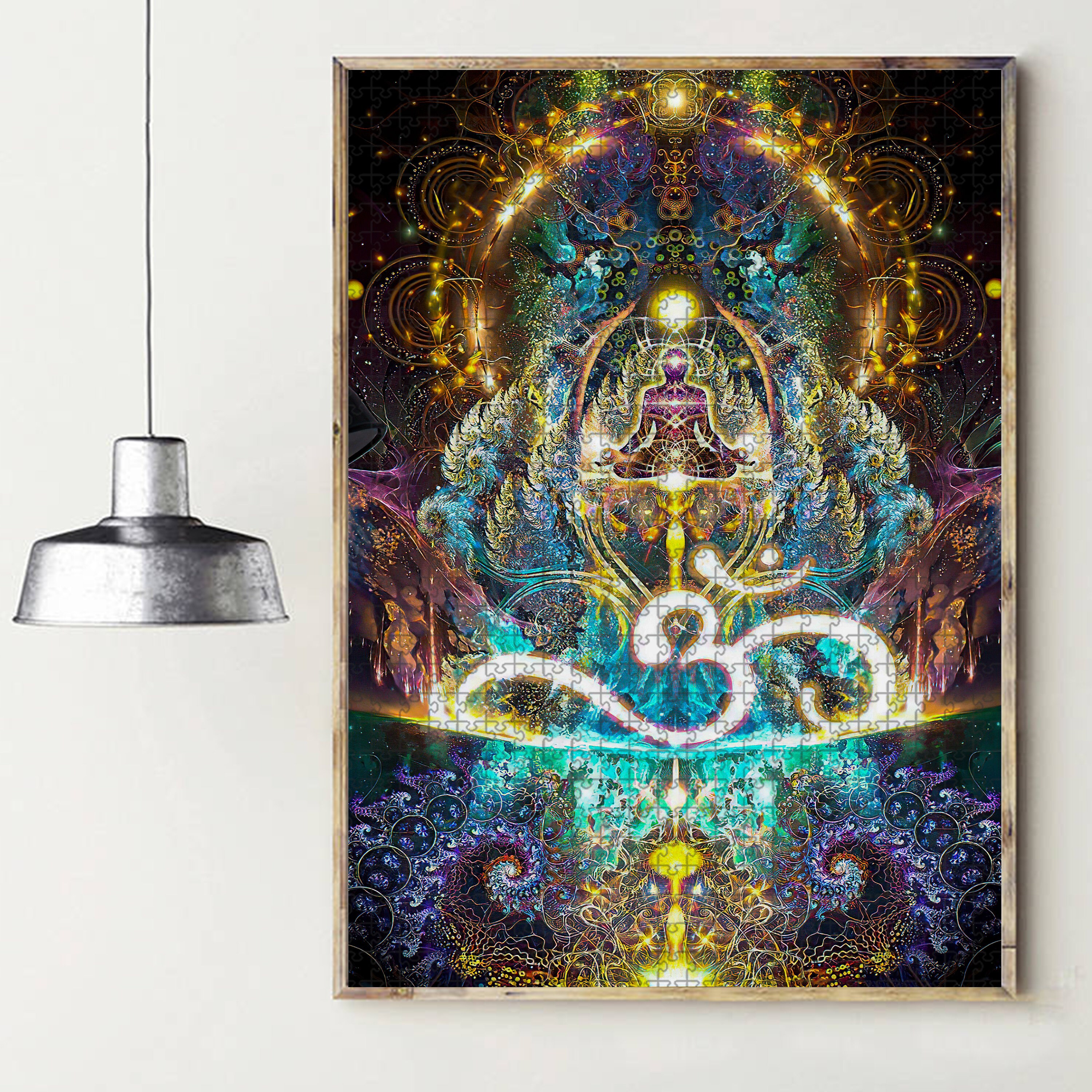 Spiritual Mandala Ohm Yoga Zen Meditation Puzzle/ Jigsaw Etsy