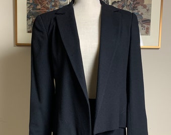 Vintage 1970’s/1980’s David Hayes for Saks Fifth Avenue Wool Skirt Suit