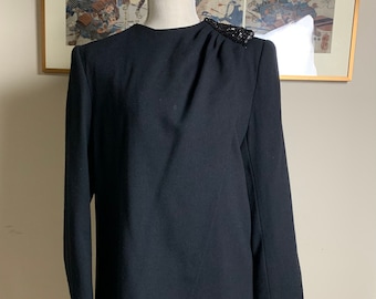 Vintage 1980’s/1990’s Montaldo’s Nipon Coature Wool Wrap Cape Skirt Suit