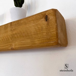 Large beam solid wood Many colors wooden beam shelf beam Many sizes available also custom-made bookshelf floating