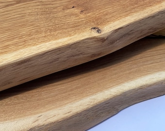 Fensterbank Massivholz Eiche Baumkante Holz massiv gebürstet und geölt Regal Viele Größen verfügbar, auch Sonderanfertigungen