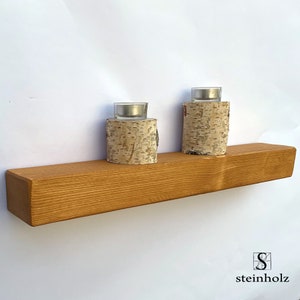 Small beam Solid wood Many colors Wooden beams Shelf Beams Many sizes available also custom-made bookshelf floating