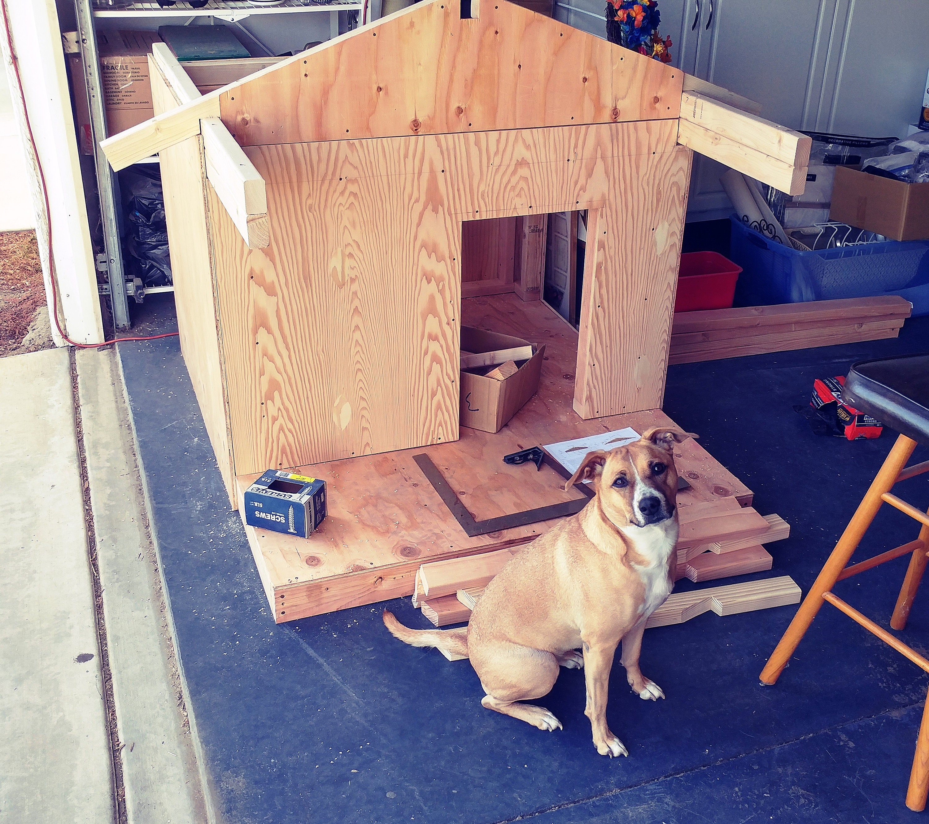 Dog House Plans With Porch for Large Breed Dogs Modular Etsy
