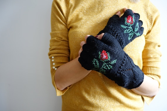 Fingerless Gloves Perfect for Every Day, Warm Gloves for Ladies,  Hand-knitted Accessory for Women 