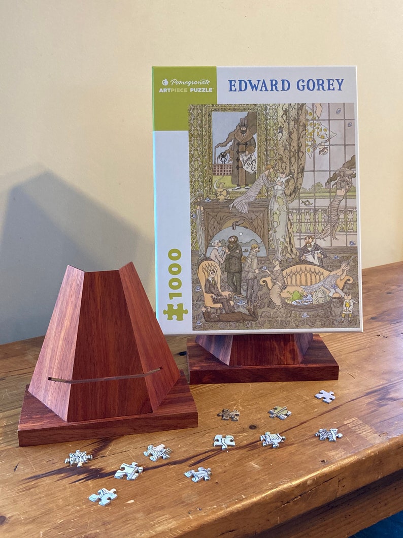 Jigsaw Puzzle Box Stand Etsy